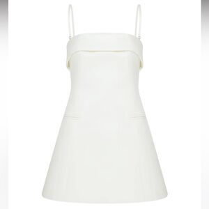 Nazlicerin Gaia Mini Dress in Vanilla Ice